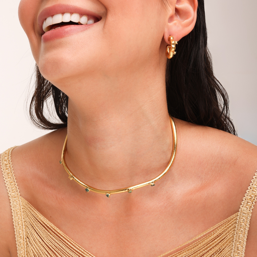 Gargantilla Mar de Esmeraldas